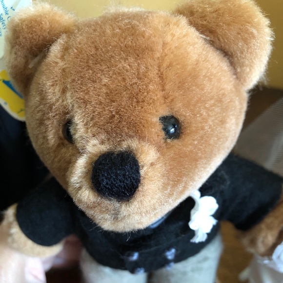 Dakin vintage bride and groom plush. 7 inch tall. - Picture 7 of 7